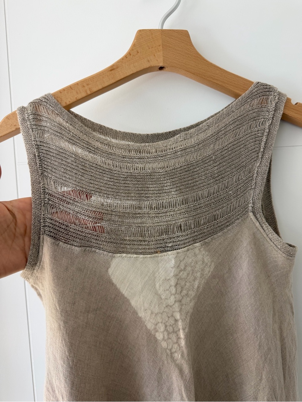 Beata Chrzanowska Artisan Linen Dress – Rare Designer Piece – 100% Linen Size S - Picture 5 of 13